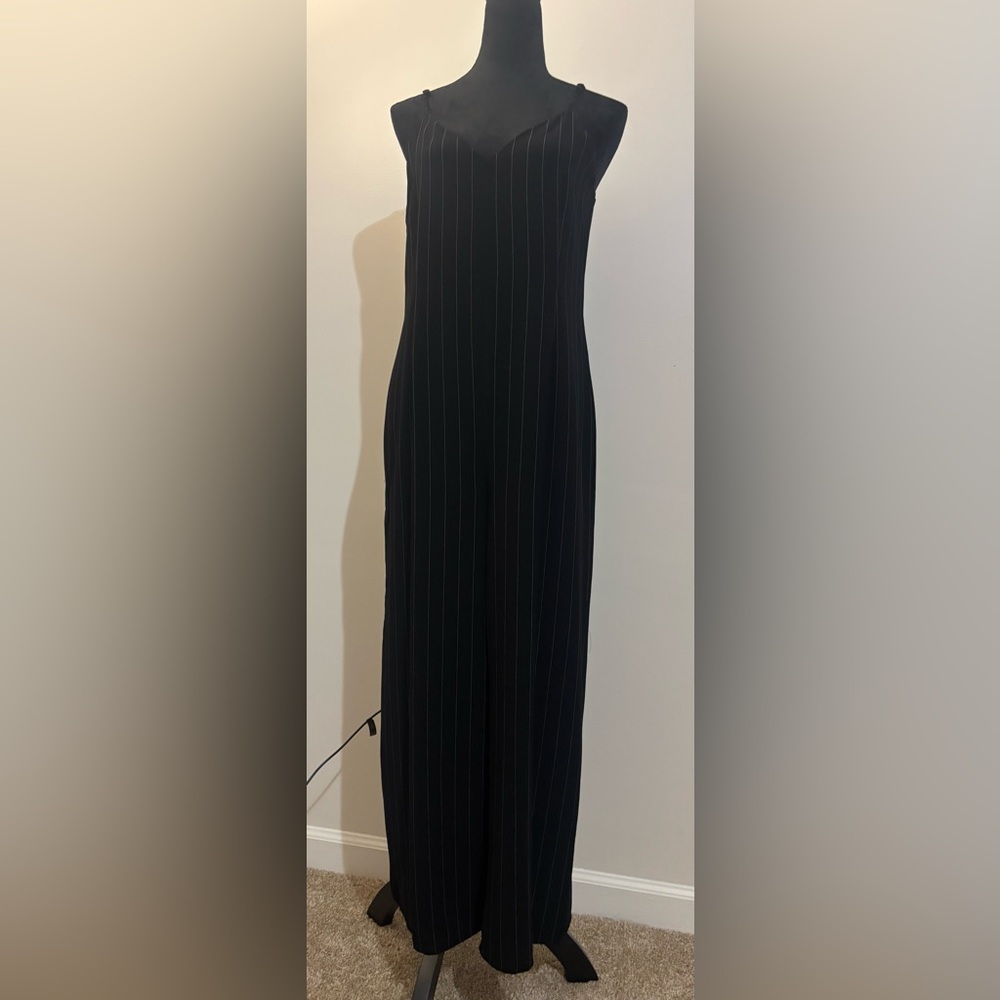 CUPCAKES AND CASHMERE Womens Back V-neck Spaghetti Strap V Neck Cropped Jumpsuit - Picture 14 of 14